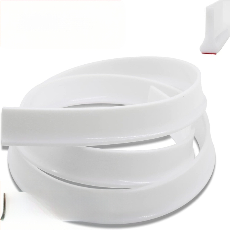 Silikónová tesniaca páska do kúpeľne, mäkký silikón, samolepiaca, vodoodpudzujúca bariéra pre suché a mokré rozdelenie