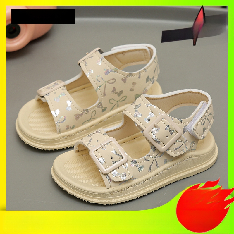 Dievčenské princezné sandále, vrchná časť z mikrovlákovej kože, podrážka PVC, zapínanie na suchý zips, otvorený prst