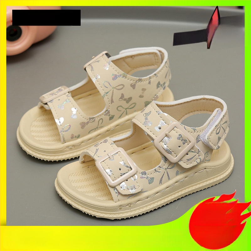 Dievčenské princezné sandále, vrchná časť z mikrovlákovej kože, podrážka PVC, zapínanie na suchý zips, otvorený prst