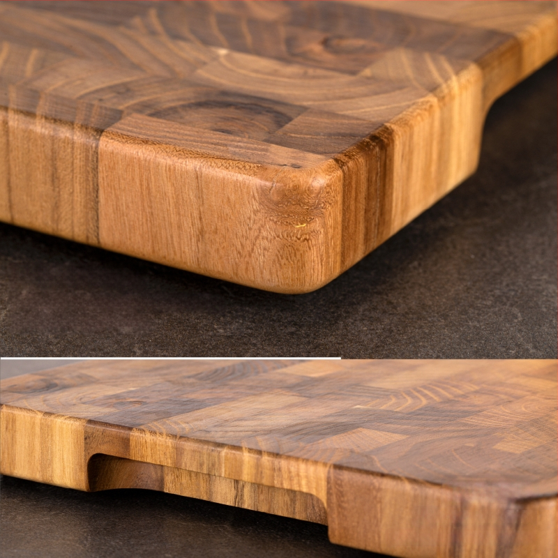 Drevená doska na krájanie – obdĺžniková, obojstranná, na domáce použitie