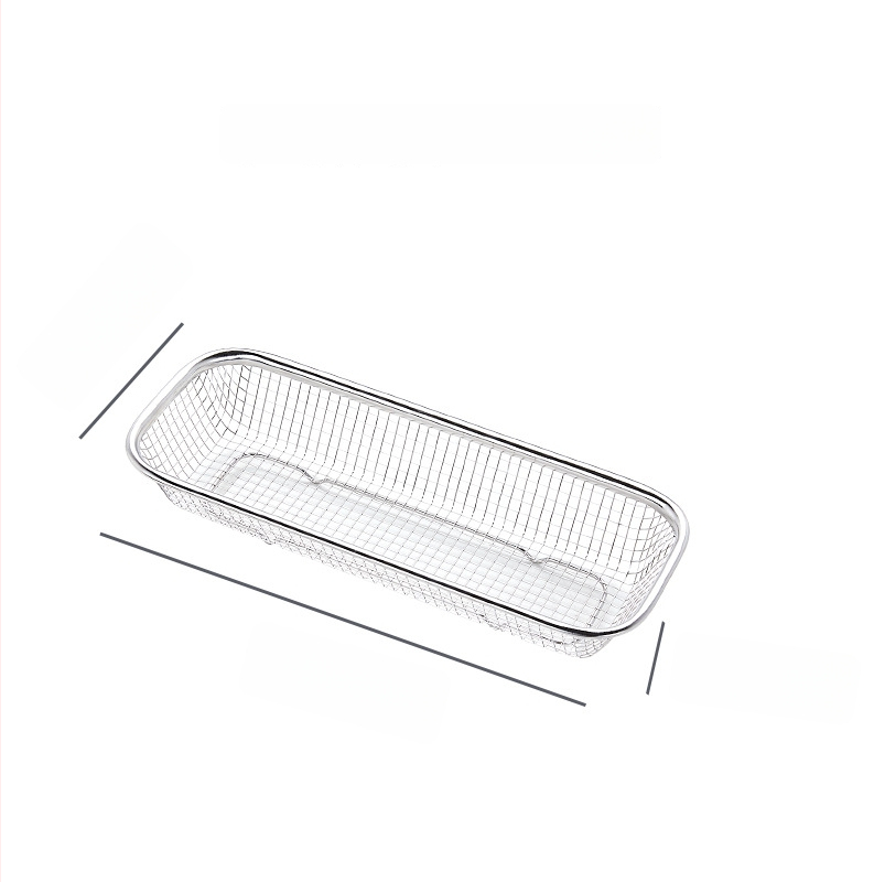 Telescopický nerezový kôš na odkvapkávanie pre drez — moderný dizajn, možnosť prispôsobenia, súkromná značka vhodná