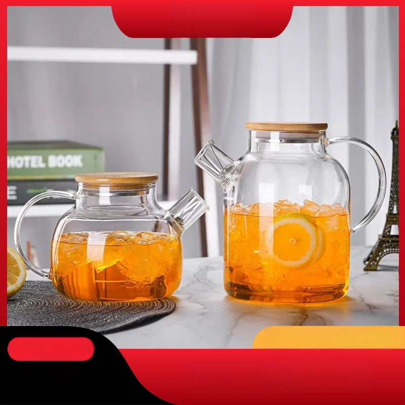 Sklenený čajník On, nordický štýl, prispôsobiteľný