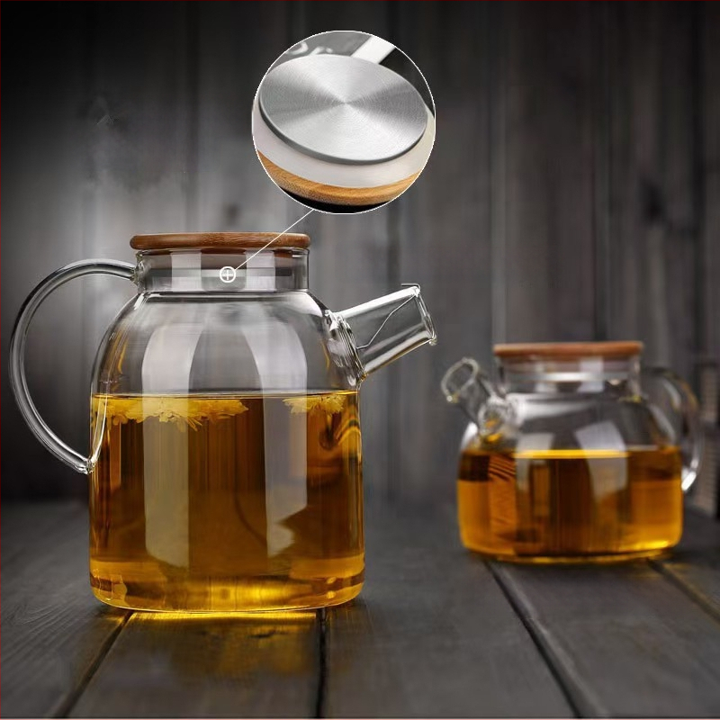Sklenený čajník On, nordický štýl, prispôsobiteľný