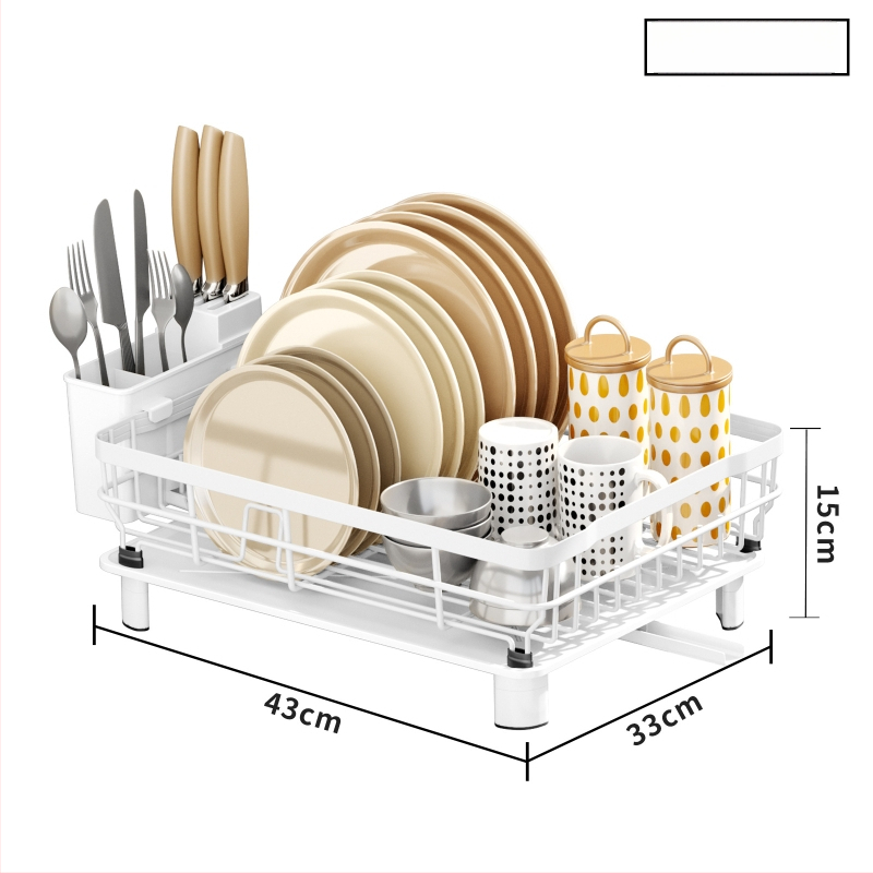 Xinshang Home Geležinis nusausinimo stovas indams – šiuolaikiškas minimalistinis virtuvės saugojimo sprendimas indams ir įrankiams
