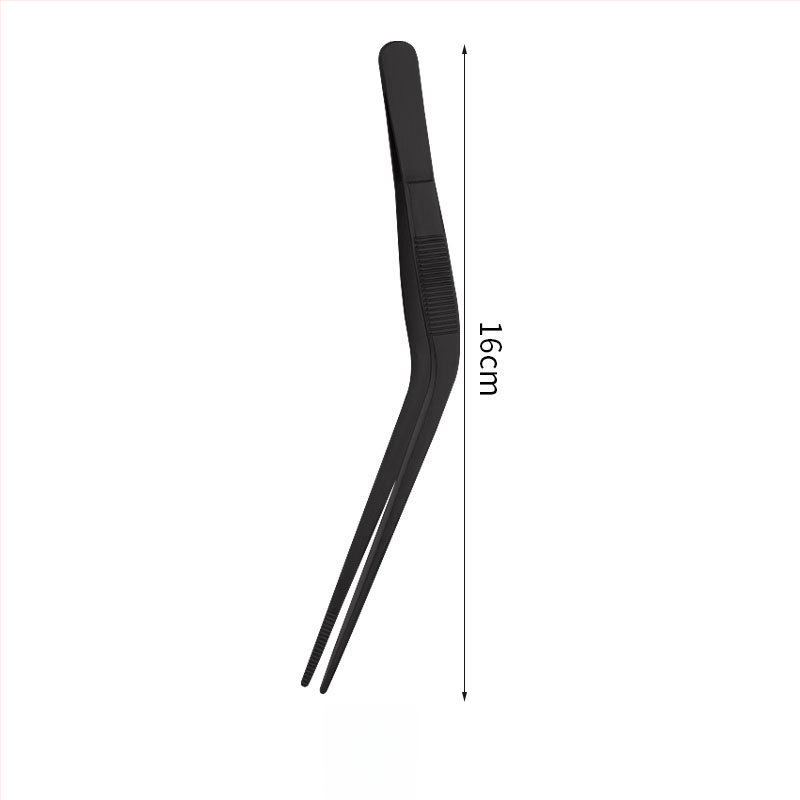 BPJ-01 Pinzeta na servírovanie jedál, 430 nerezová oceľ, Viacúčelový kuchynský nástroj, Runrui Hardware