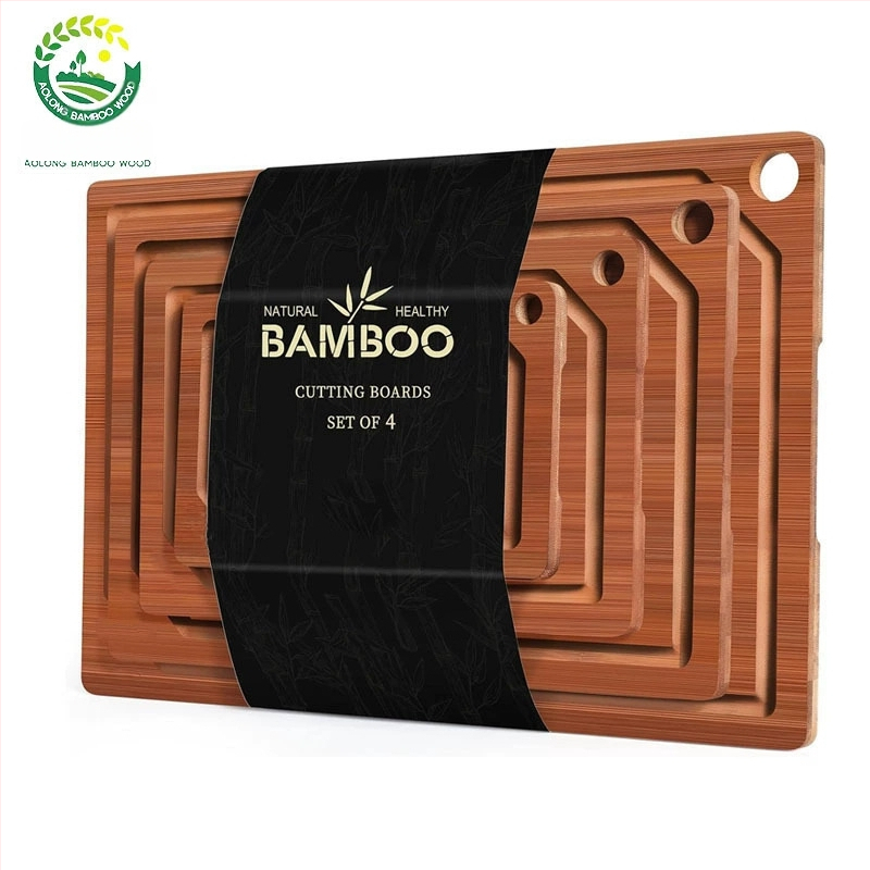 Bambusová doska na krájanie – Aolong Bamboo, antibakteriálna, odolná voči plesniam, protišmyková