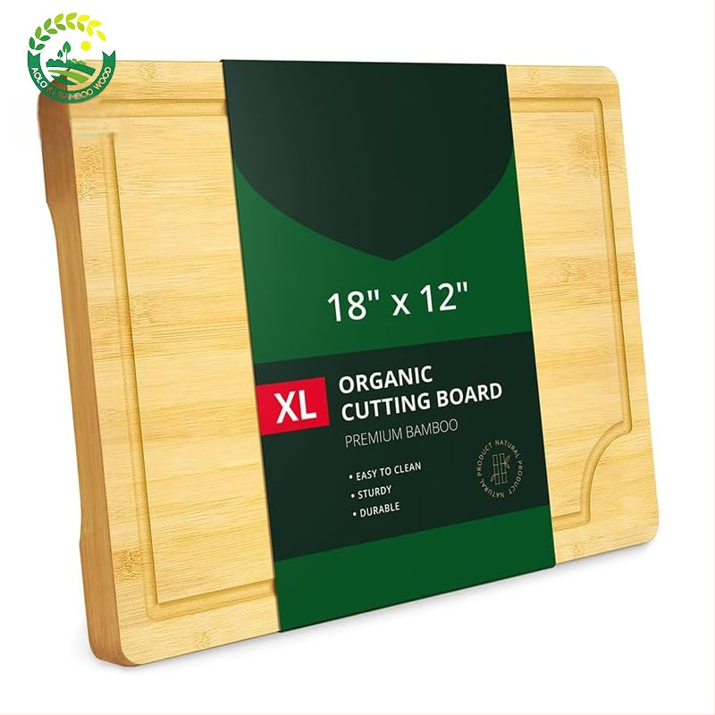 Bambusová doska na krájanie – Aolong Bamboo, antibakteriálna, odolná voči plesniam, protišmyková