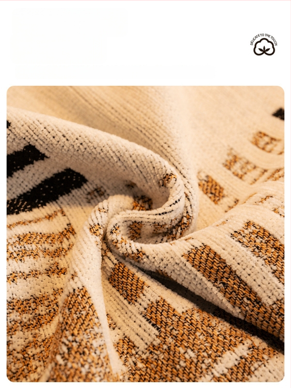 Chenille dīvāna pārklājs, visām sezonām, pretslīdīgs, izturīgs pret kaķu skrāpējumiem