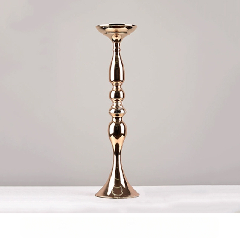 Mermaid Display Stand — zliatina, držiak na sviečky a váza na kvety, moderný svadobný dekor