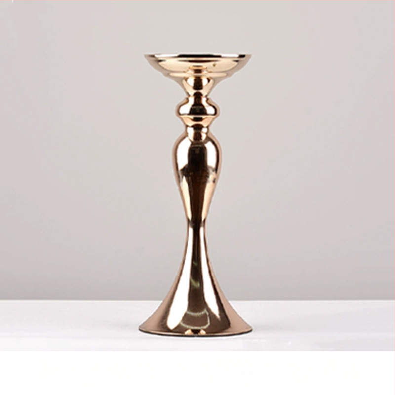 Mermaid Display Stand — zliatina, držiak na sviečky a váza na kvety, moderný svadobný dekor