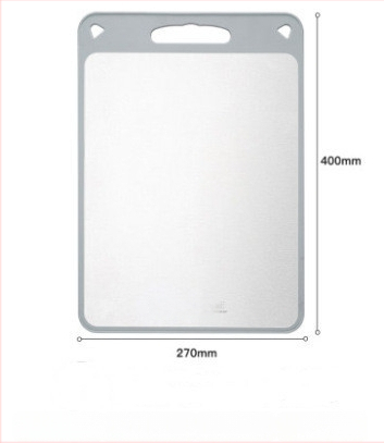 Nerezová oceľová doska na krájanie – prenášateľná, protišmyková, antibakteriálna, odolná voči plesniam, potravinárskej kvality