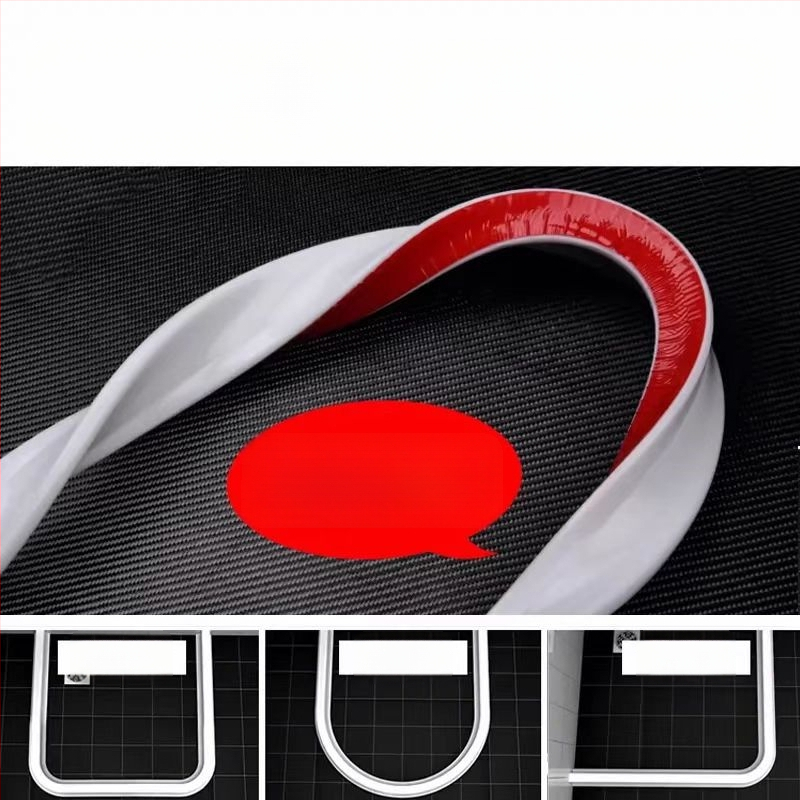 Jinqilai Ohybná kúpeľňová bariéra pre sucho-mokré delenie a sprchový systém