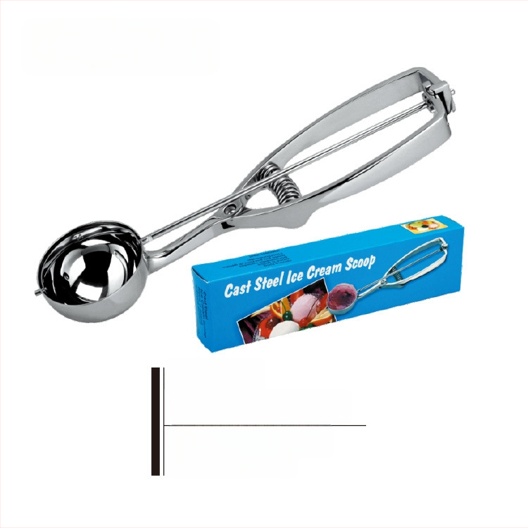 Lyžička na zmrzlinu z 304 nerezovej ocele, západný štýl, McGowell, leštená do zrkadla, možnosť personalizácie spracovania