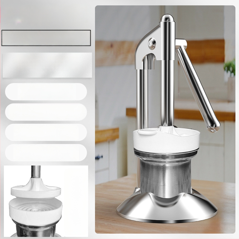 Ručný odšťavovač na ovocie, kovová konštrukcia, čínsky štýl, model F779T7MSHSH565