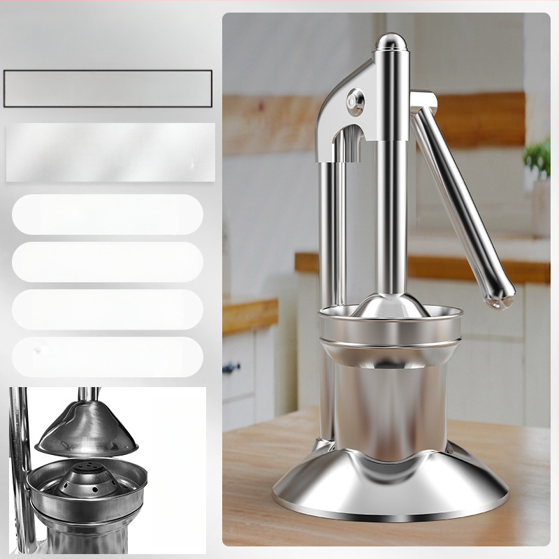 Ručný odšťavovač na ovocie, kovová konštrukcia, čínsky štýl, model F779T7MSHSH565