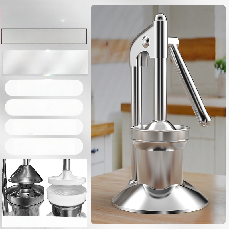 Ručný odšťavovač na ovocie, kovová konštrukcia, čínsky štýl, model F779T7MSHSH565