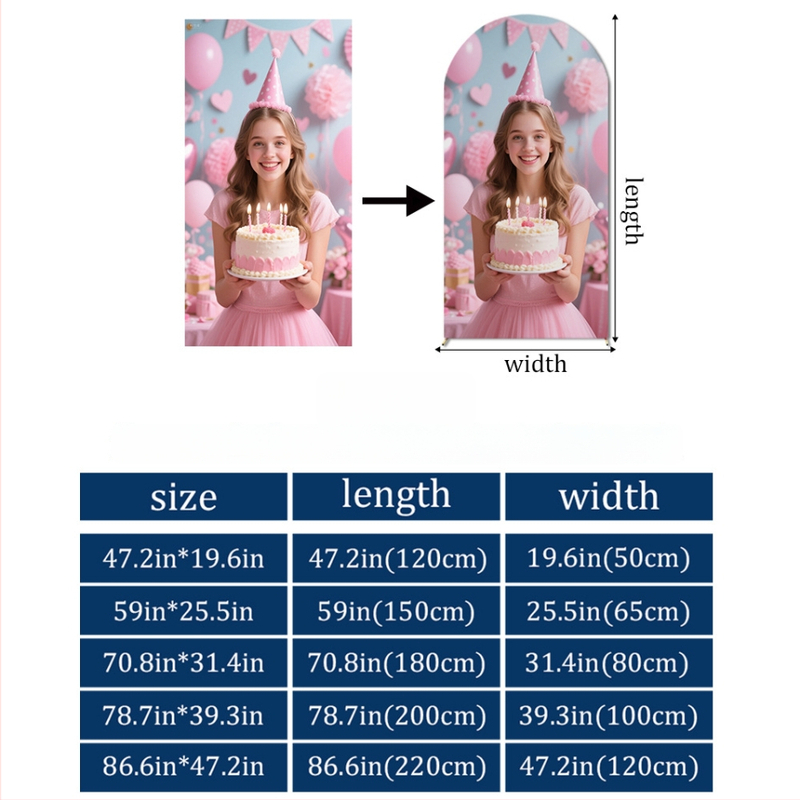 Archový textilný kryt na výzdobu miesta; polyesterový materiál; severský štýl; rekvizita na výzdobu priestoru; vhodný pre narodeniny, Deň matiek, Deň vďakyvzdania, Halloween a Deň detí.