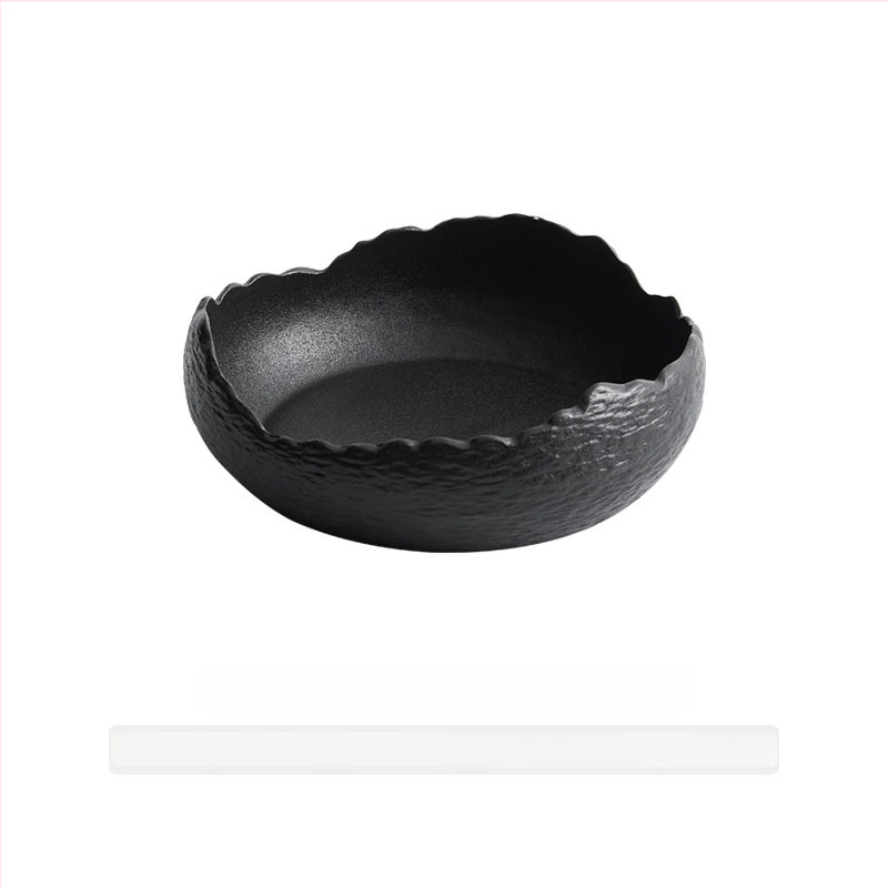 Porcelánová matná misa s nepravidelným krajom s čipkou – misa na ovocie a šalát, Tableware Z, čínske štýl