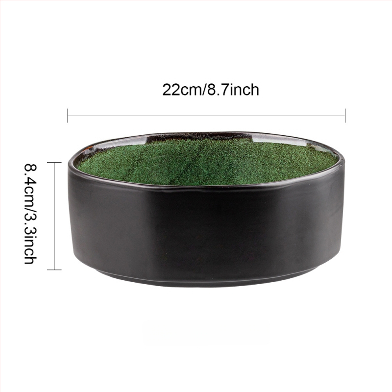 Keramická misa, kruhový tvar, glazúra kiln-change, vhodná do mikrovlnky