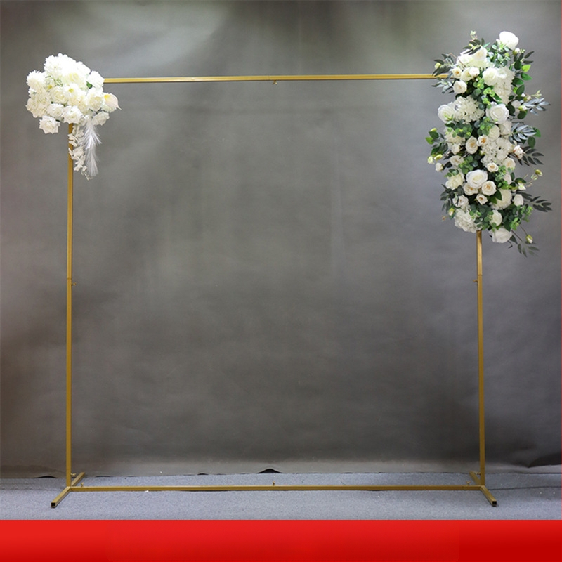 Svadobný oblúkový vstupný pozadie pre trávnik, železná konštrukcia, kartónové balenie, na svadby