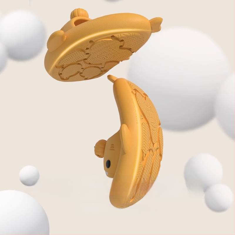 Unisex diržiniai sandalai, EVA viršus ir padas, apvali pirštų gali, dizainas moliūgo-ryklės motyvas, Late Time