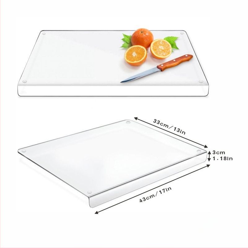 Akrylová doska na krájanie do kuchyne – nešmykľavá, obojstranná, odolná voči plesniam, antiseptická (Materiál: akryl; Funkcia: nešmykľavá; obojstranná; odolná voči plesniam; antiseptická)