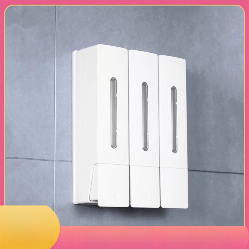 Nástenný dávkovač mydla s ručným tlačidlom, ABS, CE certifikát, vstrekované formovanie, 300 g