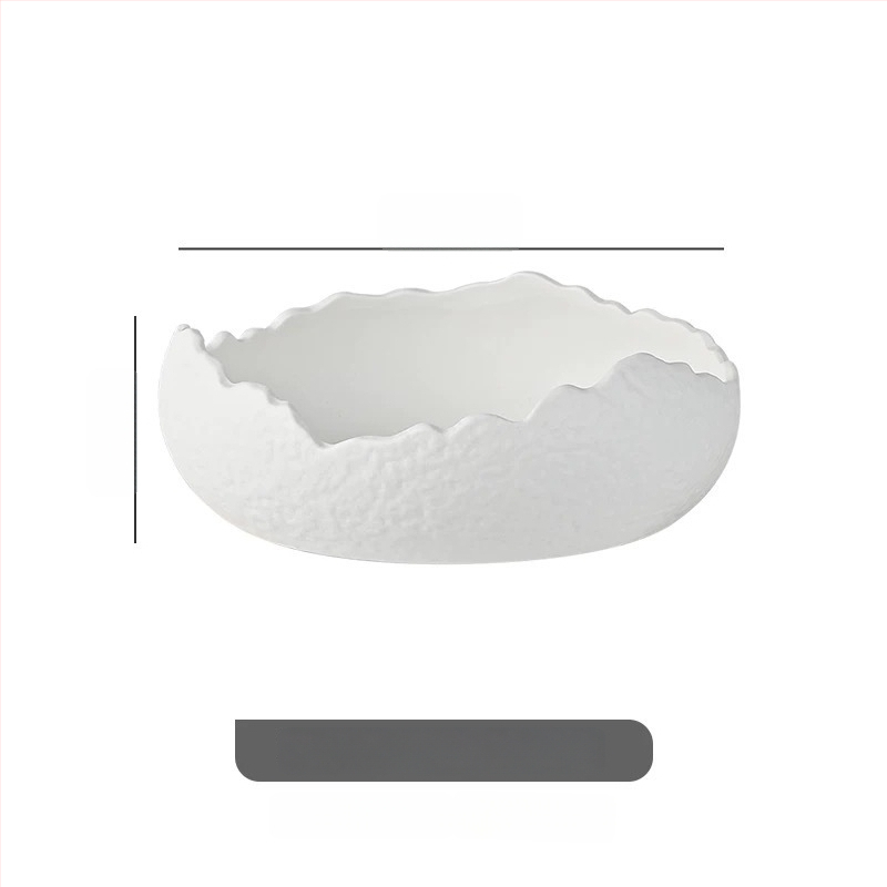 Porcelánová misa v západnom štýle, nepravidelný tvar, moderný minimalistický štýl, vhodná do mikrovlnky, podglazúrny povrch, možnosť potlače loga