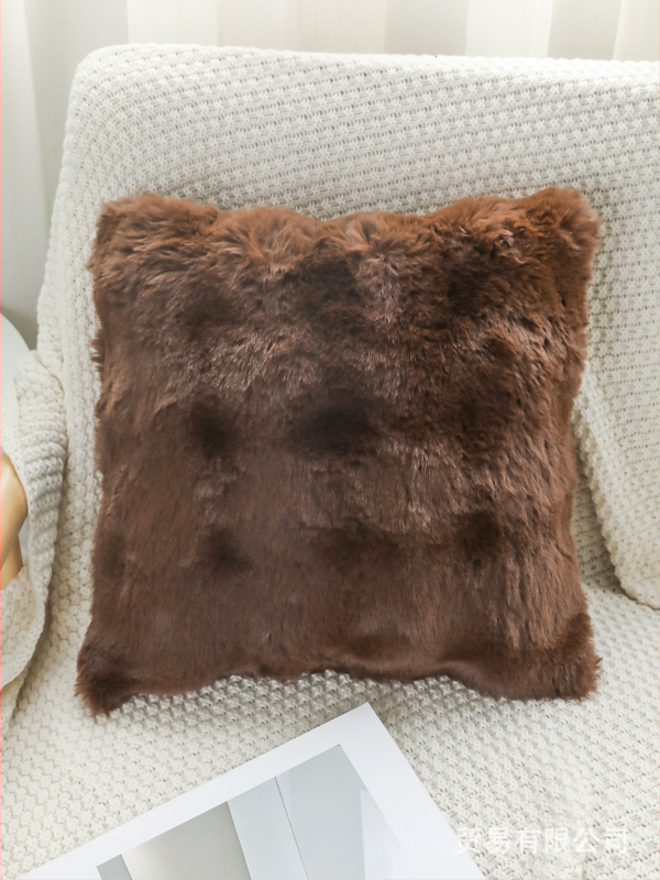 Jednostranný plyšový vankúš do obývačky a kancelárie, polyester, moderný minimalistický štýl, priestor: obývacia izba, dostupná prispôsobiteľnosť