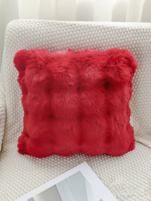 Jednostranný plyšový vankúš do obývačky a kancelárie, polyester, moderný minimalistický štýl, priestor: obývacia izba, dostupná prispôsobiteľnosť