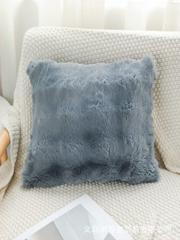 Jednostranný plyšový vankúš do obývačky a kancelárie, polyester, moderný minimalistický štýl, priestor: obývacia izba, dostupná prispôsobiteľnosť