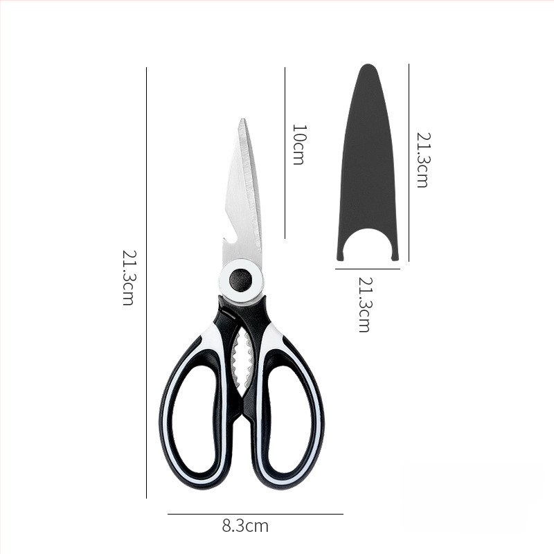 Nerezové kuchynské nožnice, Kitchen Scissors Series, hrúbka 2 mm, značka Other, licencovaná súkromná značka: Nie