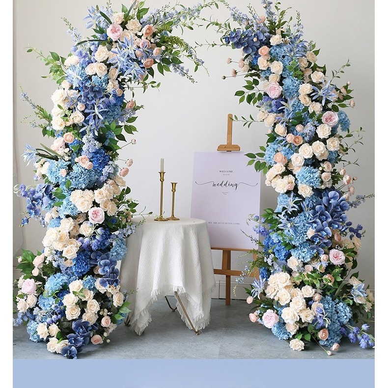 Svadobný oblúk z železa, troj dielny set na pozadie scény, prispôsobená úprava, kartónové balenie