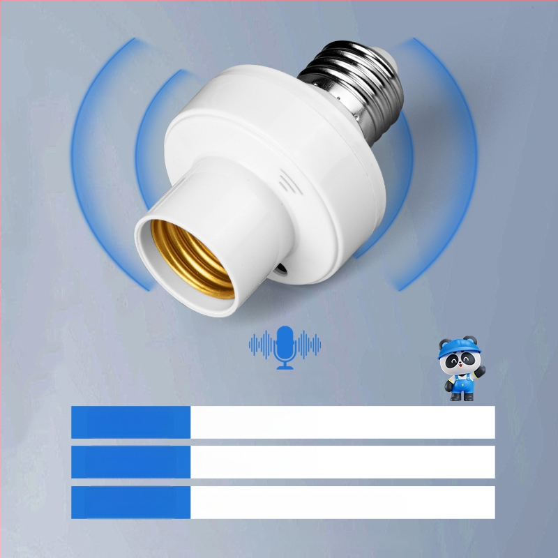 Inteligentná LED žiarovka s hlasovým ovládaním, E27 závit a diaľkové ovládanie