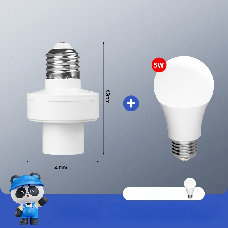 Inteligentná LED žiarovka s hlasovým ovládaním, E27 závit a diaľkové ovládanie
