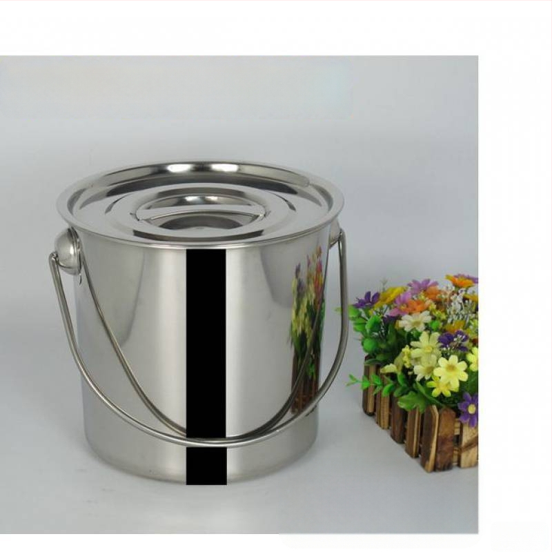 Polievková miska z nehrdzavejúcej ocele 201, kapacita 2,1–3 l, model 201, s viečkom