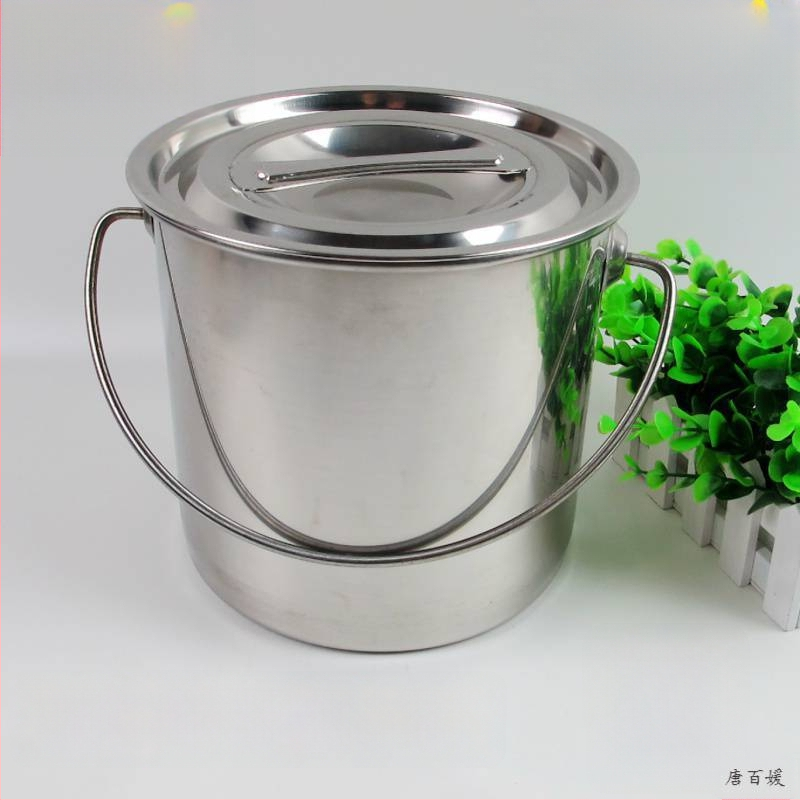 Polievková miska z nehrdzavejúcej ocele 201, kapacita 2,1–3 l, model 201, s viečkom