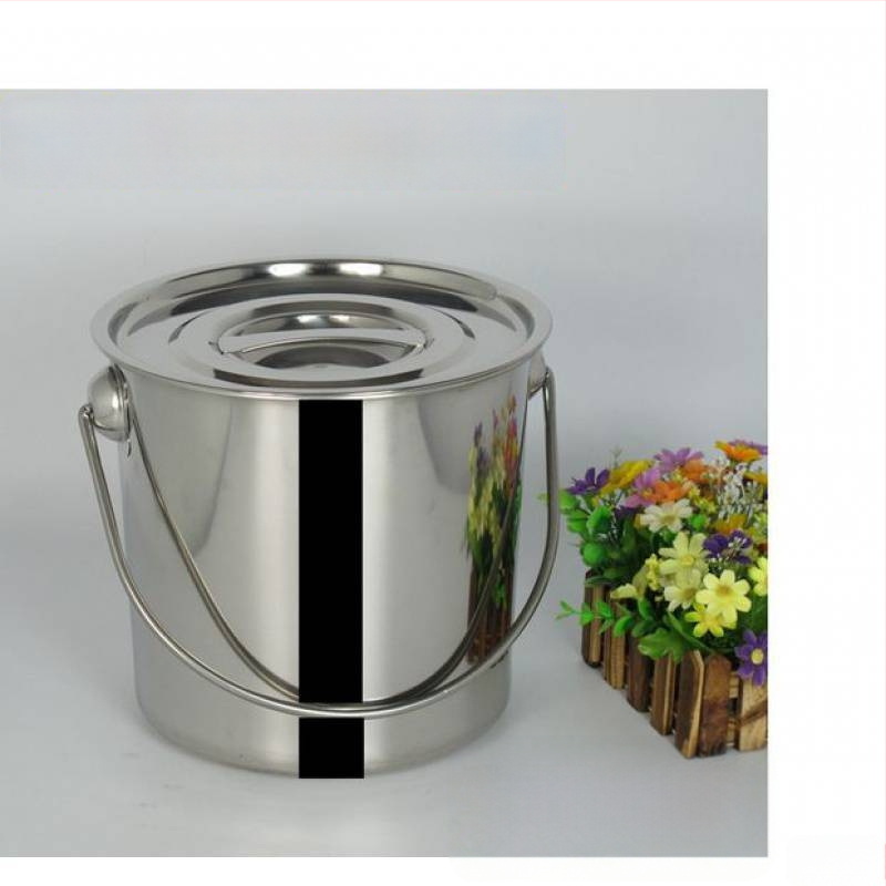 Polievková miska z nehrdzavejúcej ocele 201, kapacita 2,1–3 l, model 201, s viečkom