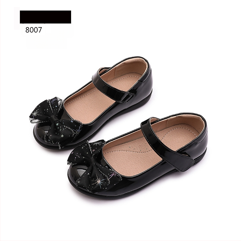 Dievčenské topánky z PU, čínskeho štýlu, s Velcro remienkom, PU vnútro a stielka, podrážka z TPR