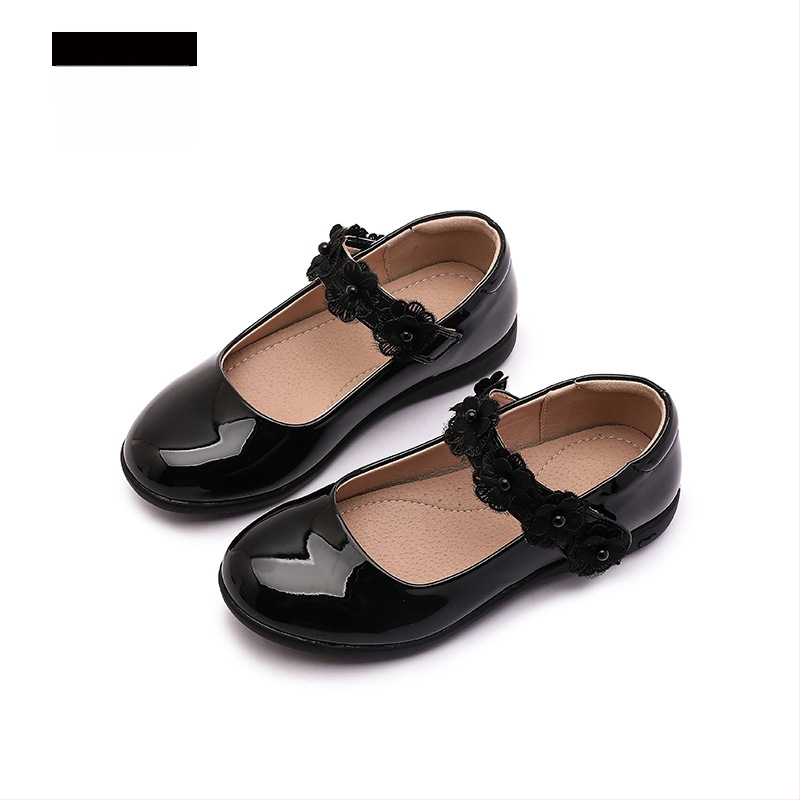 Dievčenské topánky z PU, čínskeho štýlu, s Velcro remienkom, PU vnútro a stielka, podrážka z TPR