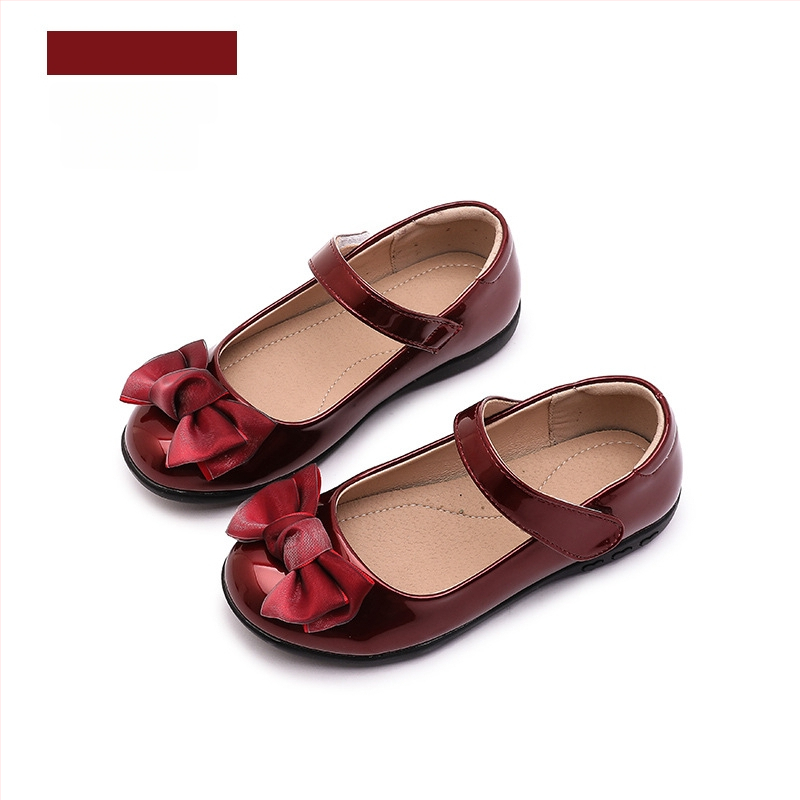 Dievčenské topánky z PU, čínskeho štýlu, s Velcro remienkom, PU vnútro a stielka, podrážka z TPR