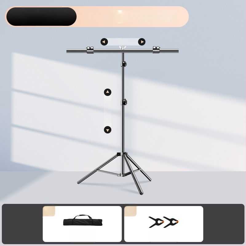 Rozťahovateľný stojan na pozadie pre fotografovanie, na zavesenie pozadí a identifikačné snímky — Model cs-107