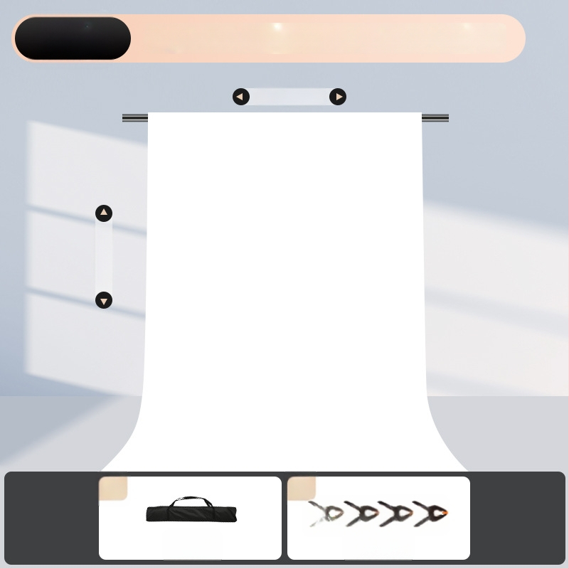 Rozťahovateľný stojan na pozadie pre fotografovanie, na zavesenie pozadí a identifikačné snímky — Model cs-107