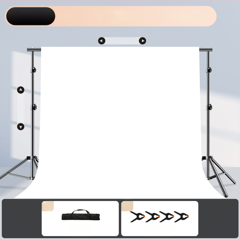 Rozťahovateľný stojan na pozadie pre fotografovanie, na zavesenie pozadí a identifikačné snímky — Model cs-107