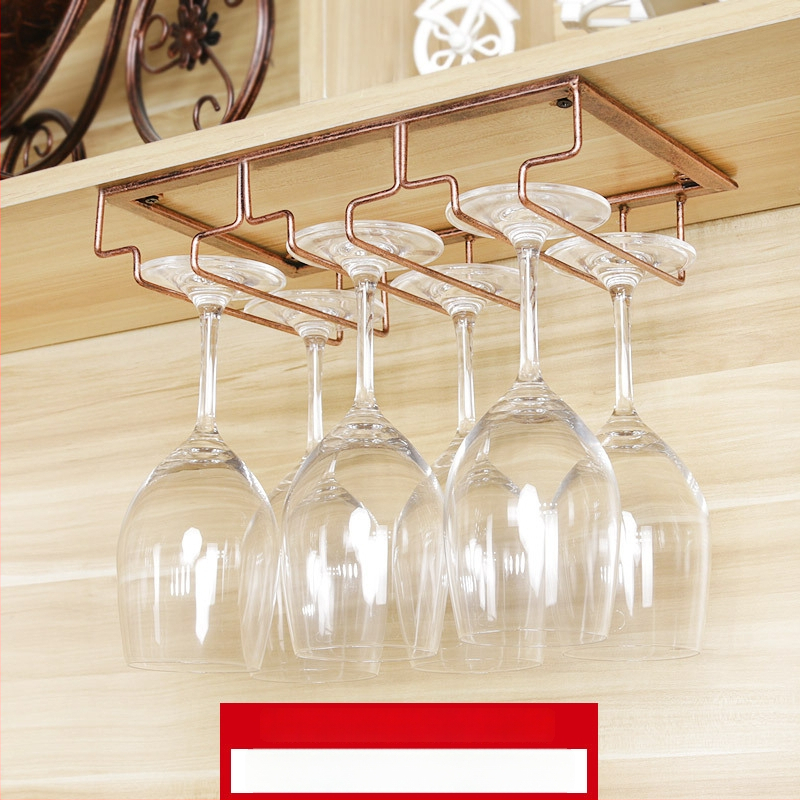 Držiak na poháre zo zváraného železa na stenu – moderný minimalistický štýl, konštrukcia z železného drôtu, hmotnosť od 1 kg