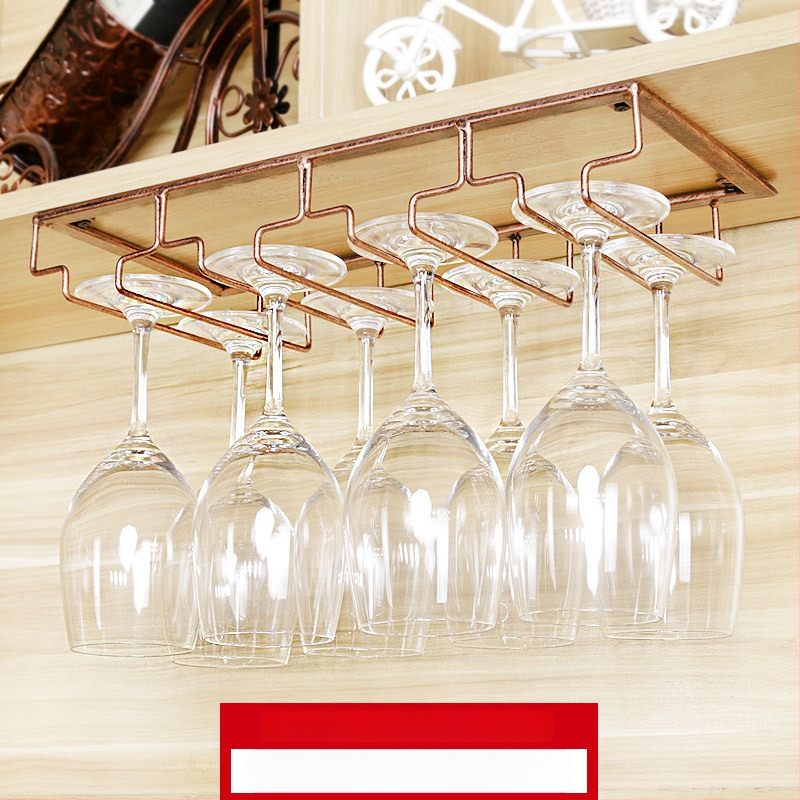 Držiak na poháre zo zváraného železa na stenu – moderný minimalistický štýl, konštrukcia z železného drôtu, hmotnosť od 1 kg