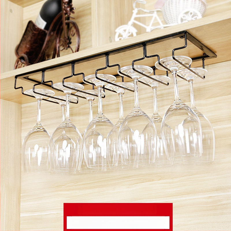 Držiak na poháre zo zváraného železa na stenu – moderný minimalistický štýl, konštrukcia z železného drôtu, hmotnosť od 1 kg