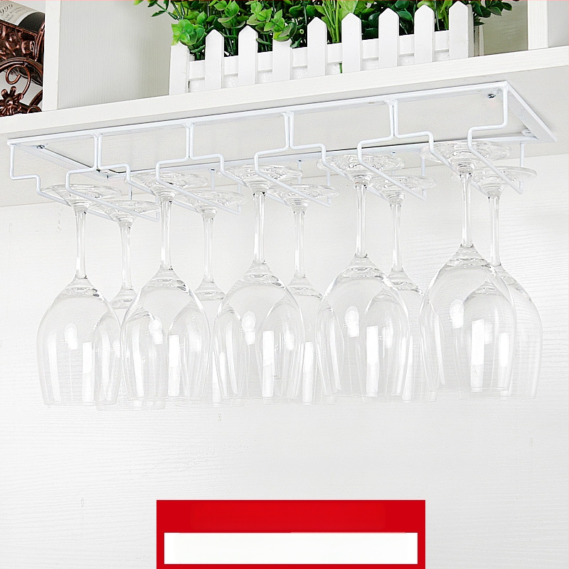 Držiak na poháre zo zváraného železa na stenu – moderný minimalistický štýl, konštrukcia z železného drôtu, hmotnosť od 1 kg