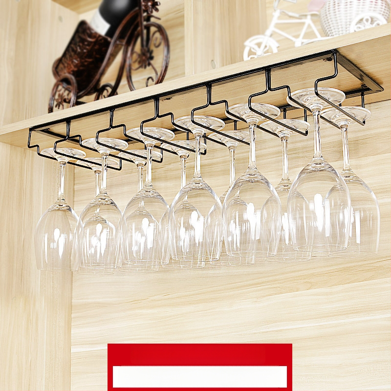 Držiak na poháre zo zváraného železa na stenu – moderný minimalistický štýl, konštrukcia z železného drôtu, hmotnosť od 1 kg