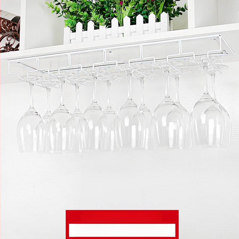 Držiak na poháre zo zváraného železa na stenu – moderný minimalistický štýl, konštrukcia z železného drôtu, hmotnosť od 1 kg